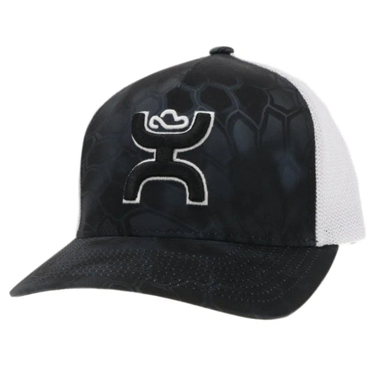 HOOey "Bass" (Black/White) - Trucker Cap