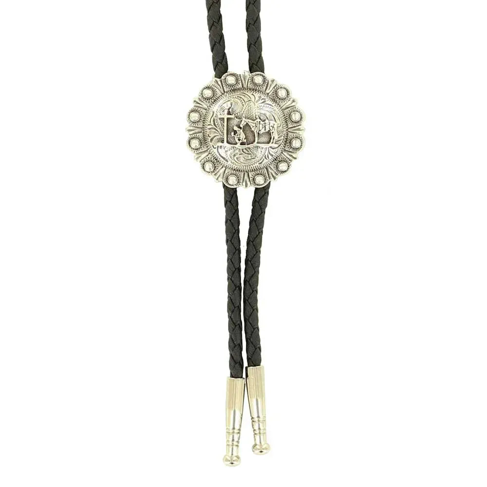 Double S Cowboy Prayer - Bolo Tie