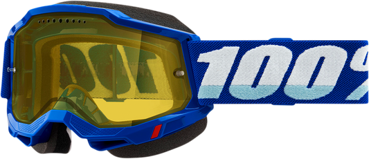 100% Accuri 2 Snow Goggles - Blue - Yellow 50021-00002