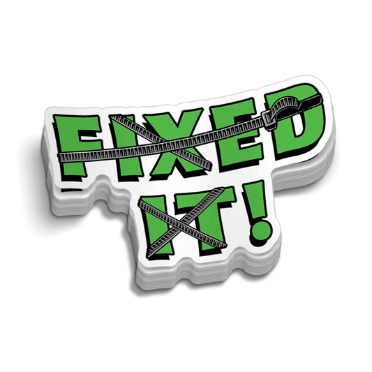Fixed It - Hard Hat Decal