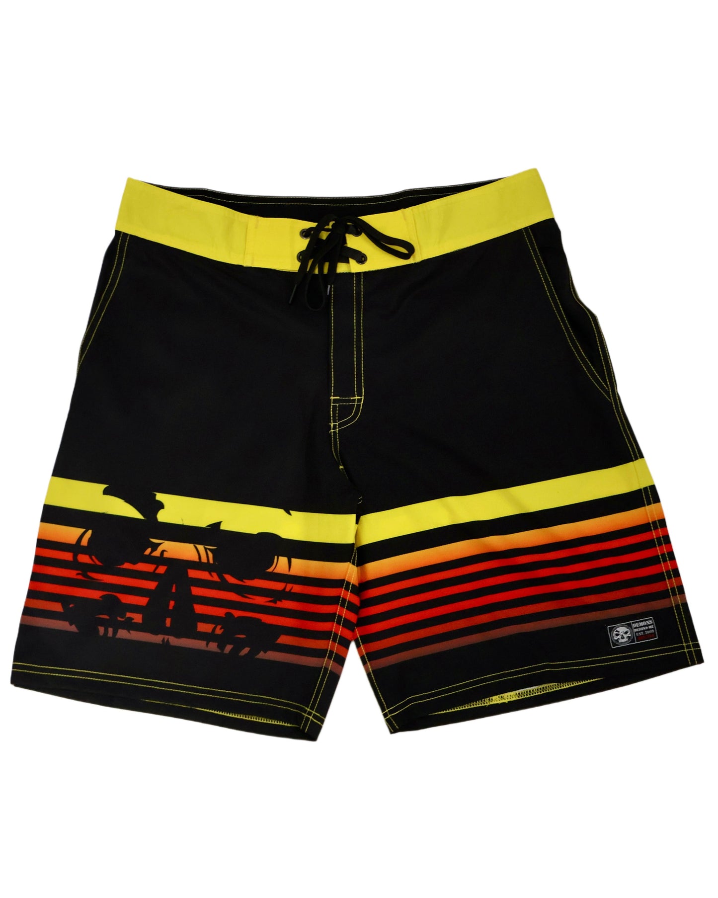 "Sunset" Premium 4-Way Stretch Board Short
