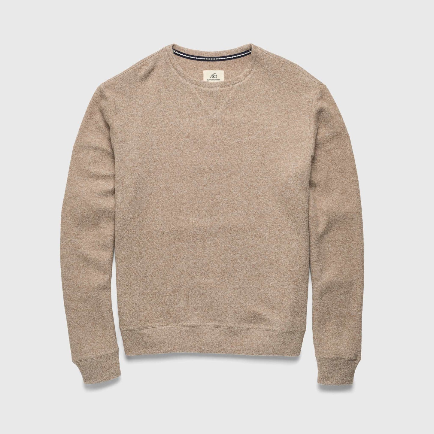 Butch Cashmist Crewneck - Camel Heather