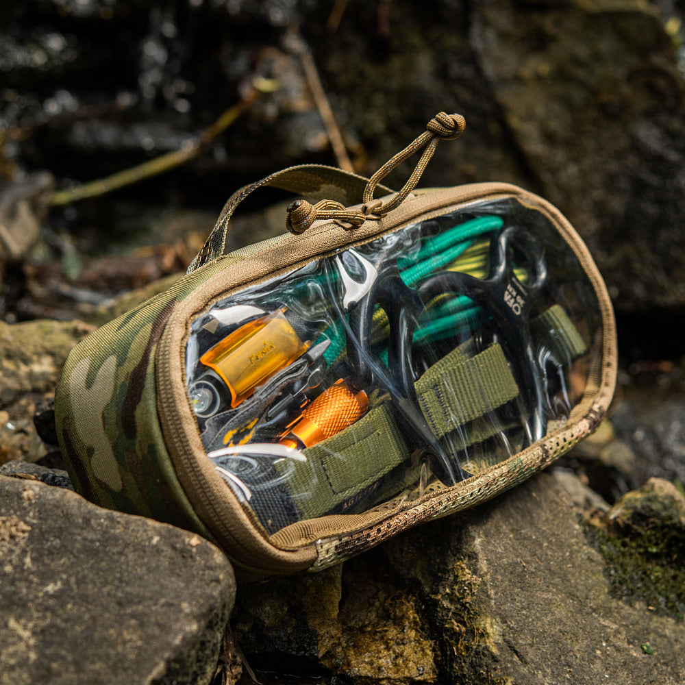 M-Tac Utility Organizer Transparent Elite (Medium) (10.2" x 4.3")