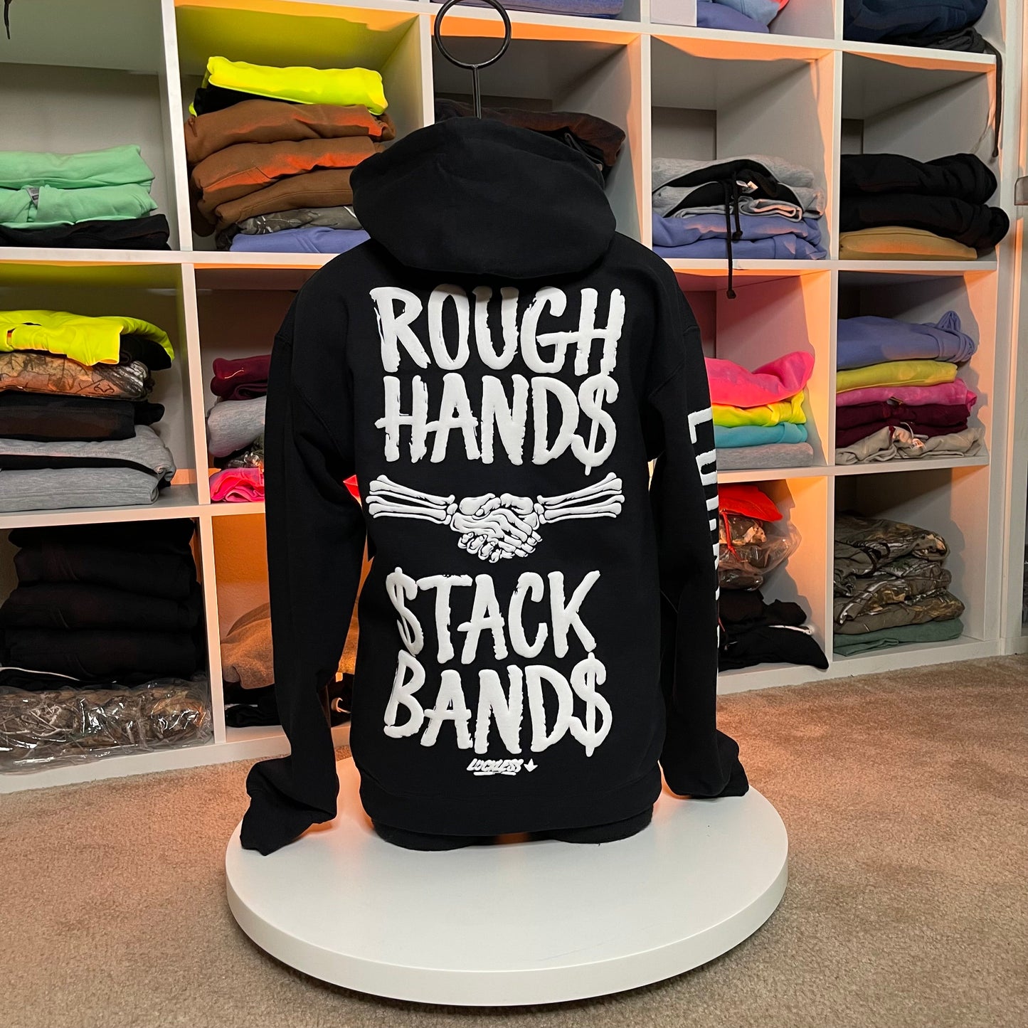 Rough Hands Stack Bands (Tee, Hoodie, Long Sleeve)
