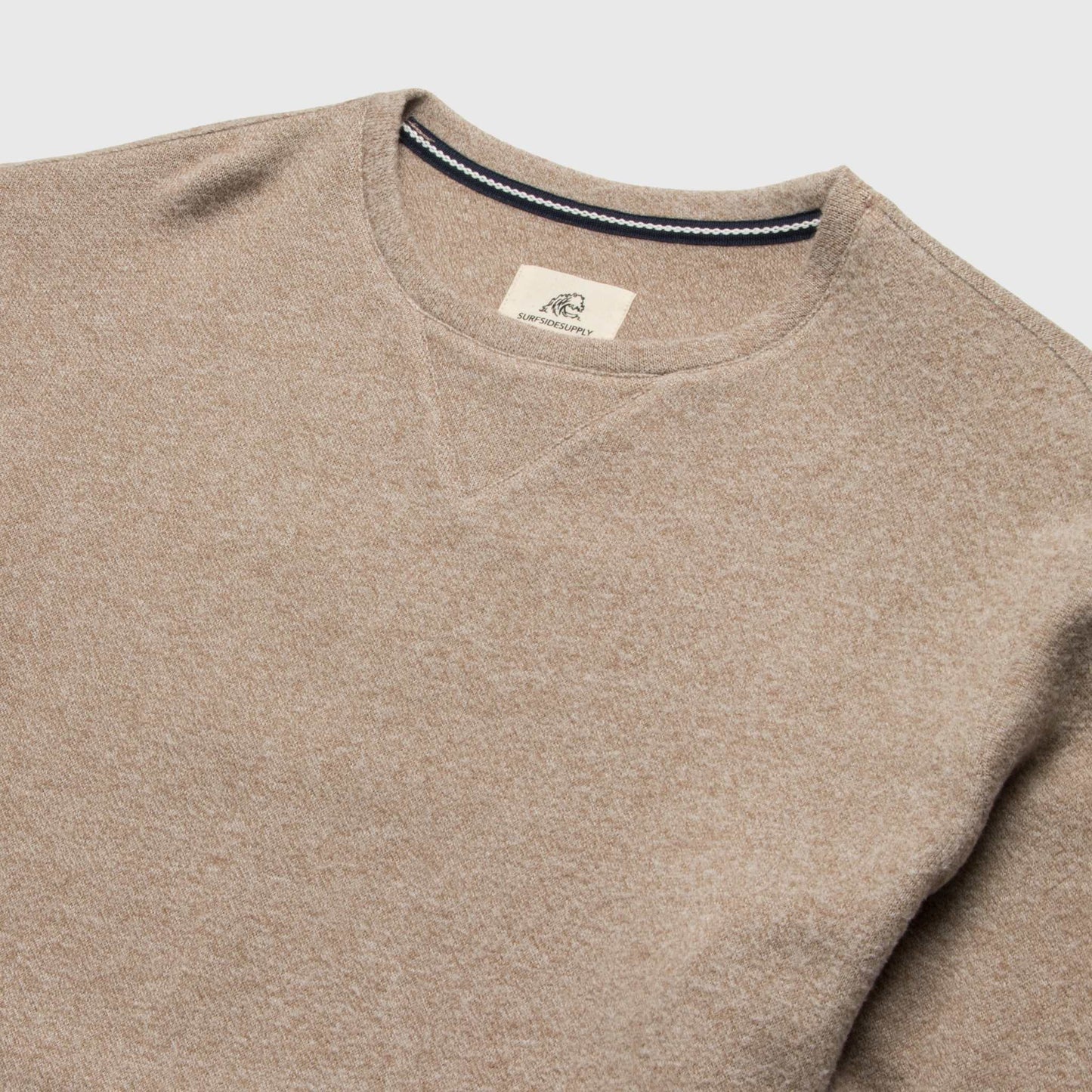 Butch Cashmist Crewneck - Camel Heather