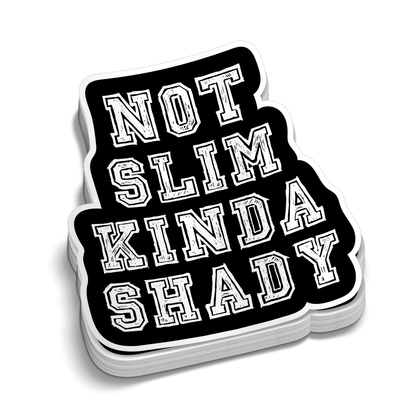Slim Shady  -  Hard Hat Decal