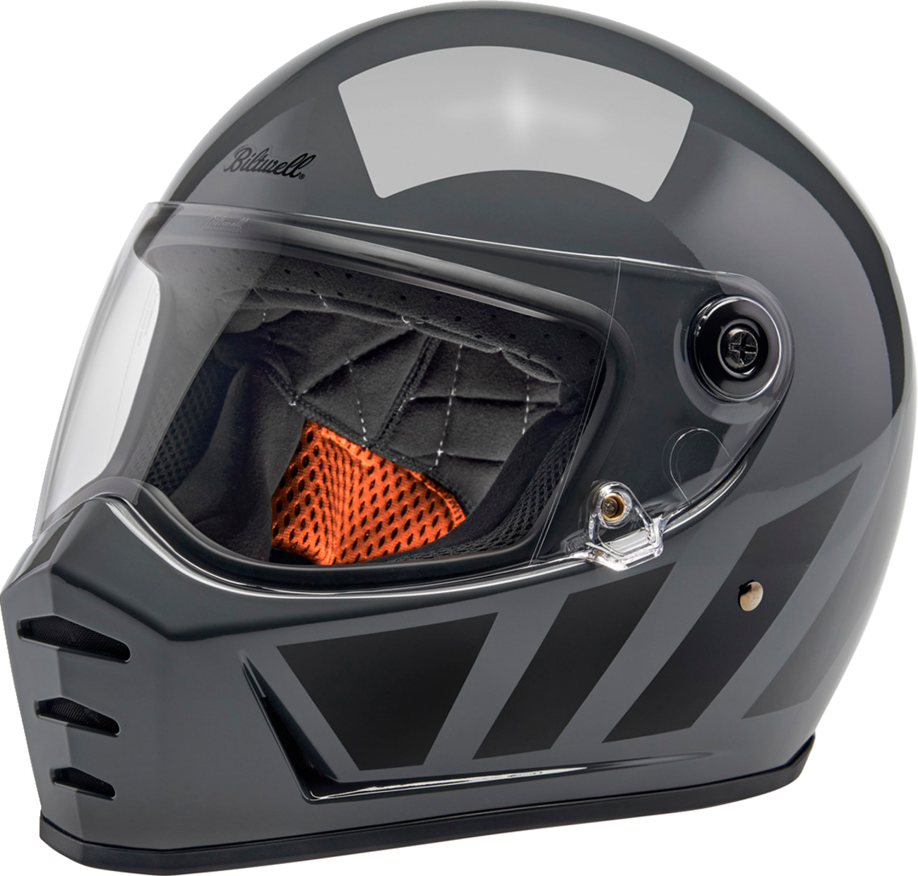 BILTWELL Lane Splitter Helmet - Storm Gray Inertia - Medium 1004-569-503