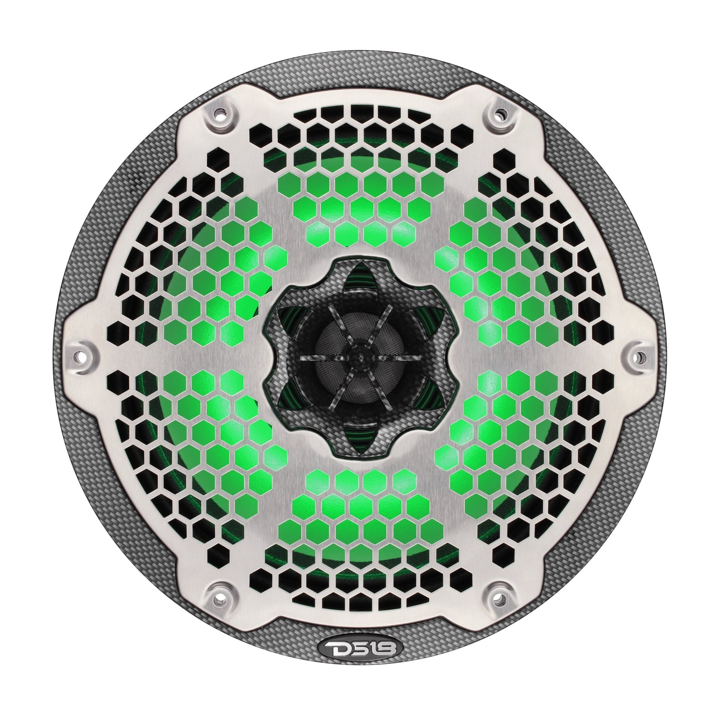 8” Marine 2-Way Hybrid Speaker with RGB LED, Compression Driver and Neodymium Magnet | 350W RMS 4-Ohm