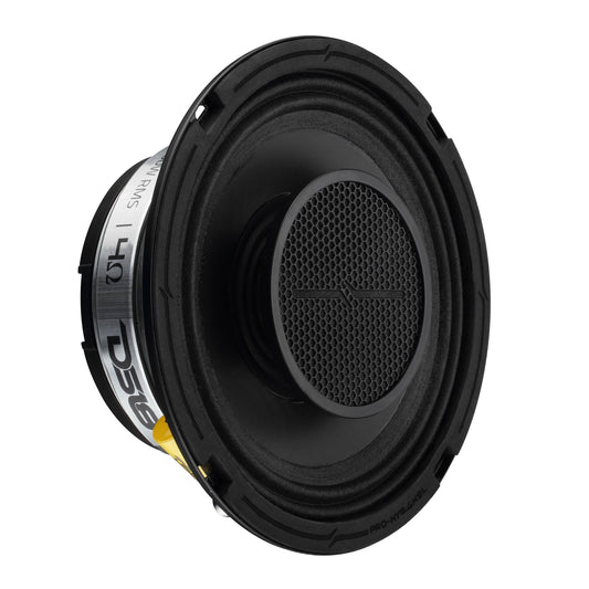 PRO 6.5" Shallow Coaxial Hybrid Mid-Range Loudspeaker with Built-in Driver | 150W RMS 4-Ohm