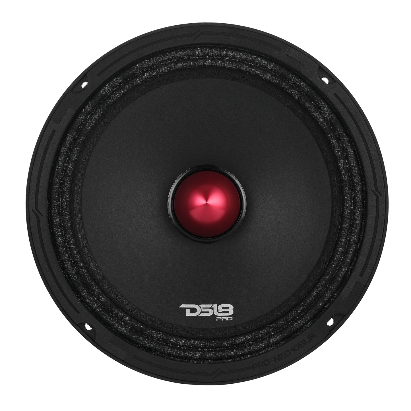PRO 10" Slim Neodymium Mid-Range Loudspeaker with Bullet | 250W RMS 4-Ohm
