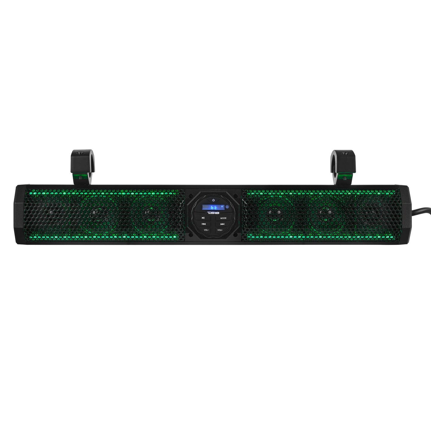 26" Marine Amplified Soundbar with Bluetooth USB & RGB Lighting 6 Speakers 600 Watts