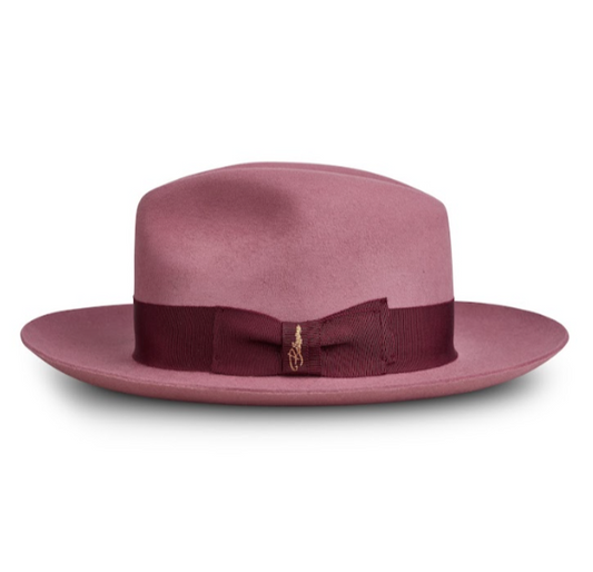 El Capo: Antique Rose Fedora - The Boss of Style!