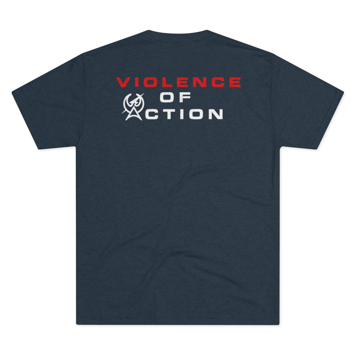 Navy Men's Violence Of Action Tri-Blend Crew Tee