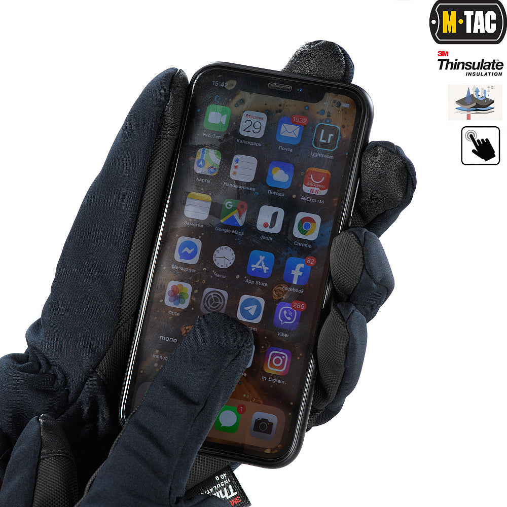 M-Tac Soft Shell Thinsulate Gloves