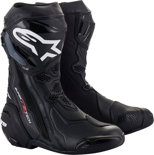 IN STOCK ALPINESTARS Supertech V Boots - Black - US 9 / EU 43 2220121-10-43