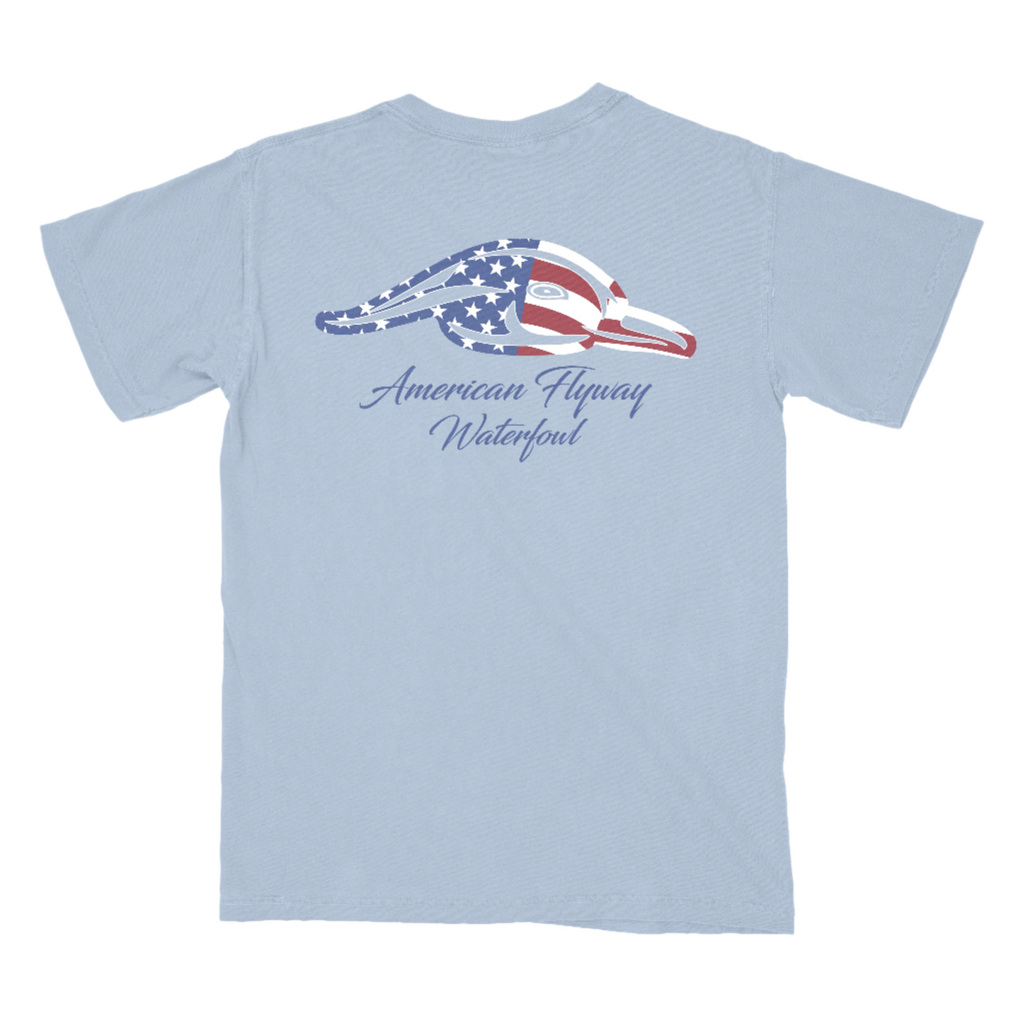 Stars and Stripes Tee - Light Blue