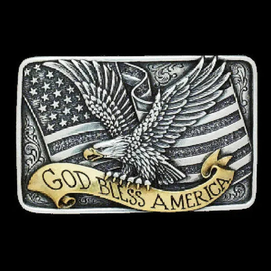 Nocona Patriotic - Belt Buckle