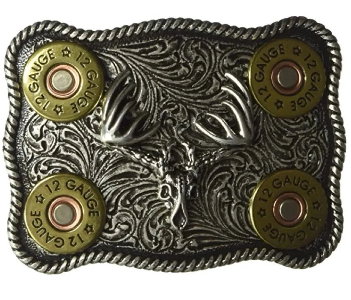 Nocona Bone Collector Shotgun Shell - Belt Buckle