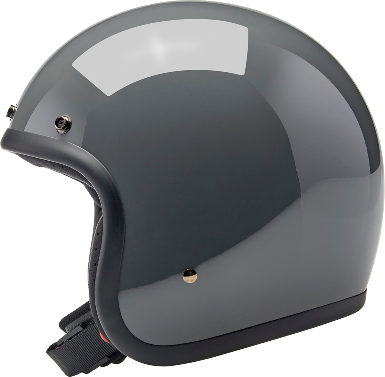 BILTWELL Bonanza Helmet - Gloss Storm Gray - Medium 1001-165-203
