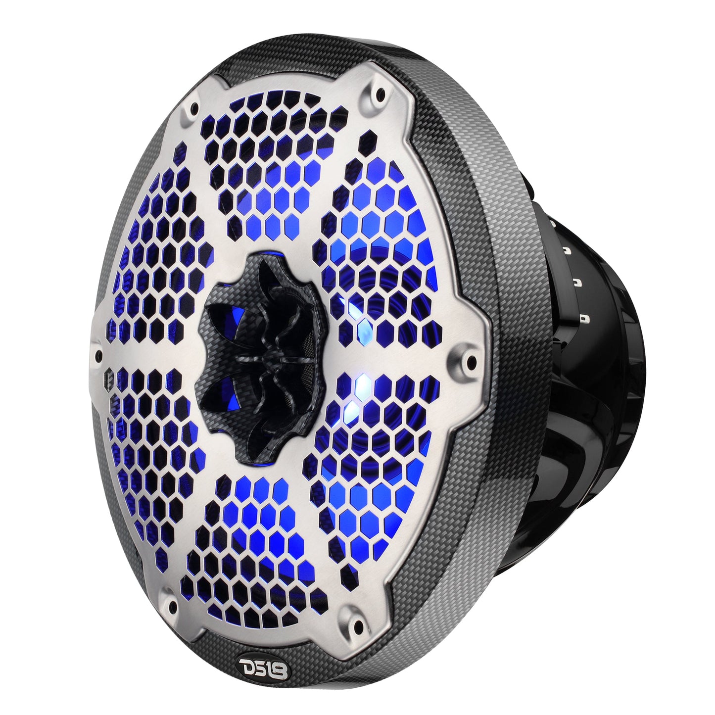8” Marine 2-Way Hybrid Speaker with RGB LED, Compression Driver and Neodymium Magnet | 350W RMS 4-Ohm