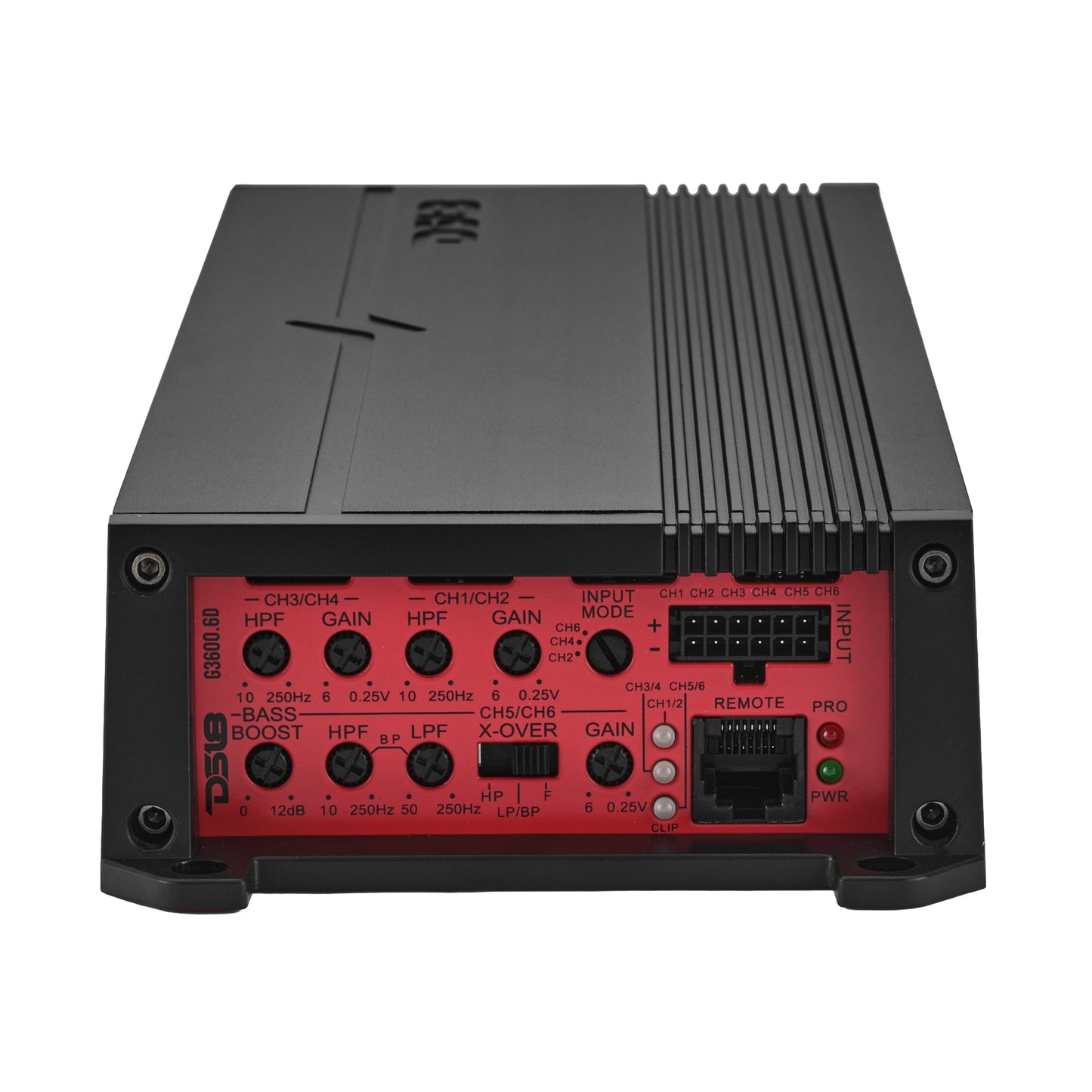 GEN-X 6-Channel Class D Full Range Amplifier | 6 x 200W @ 4-Ohm