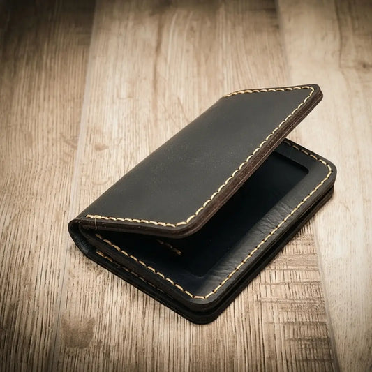 Federal Badge Wallet Small - Black