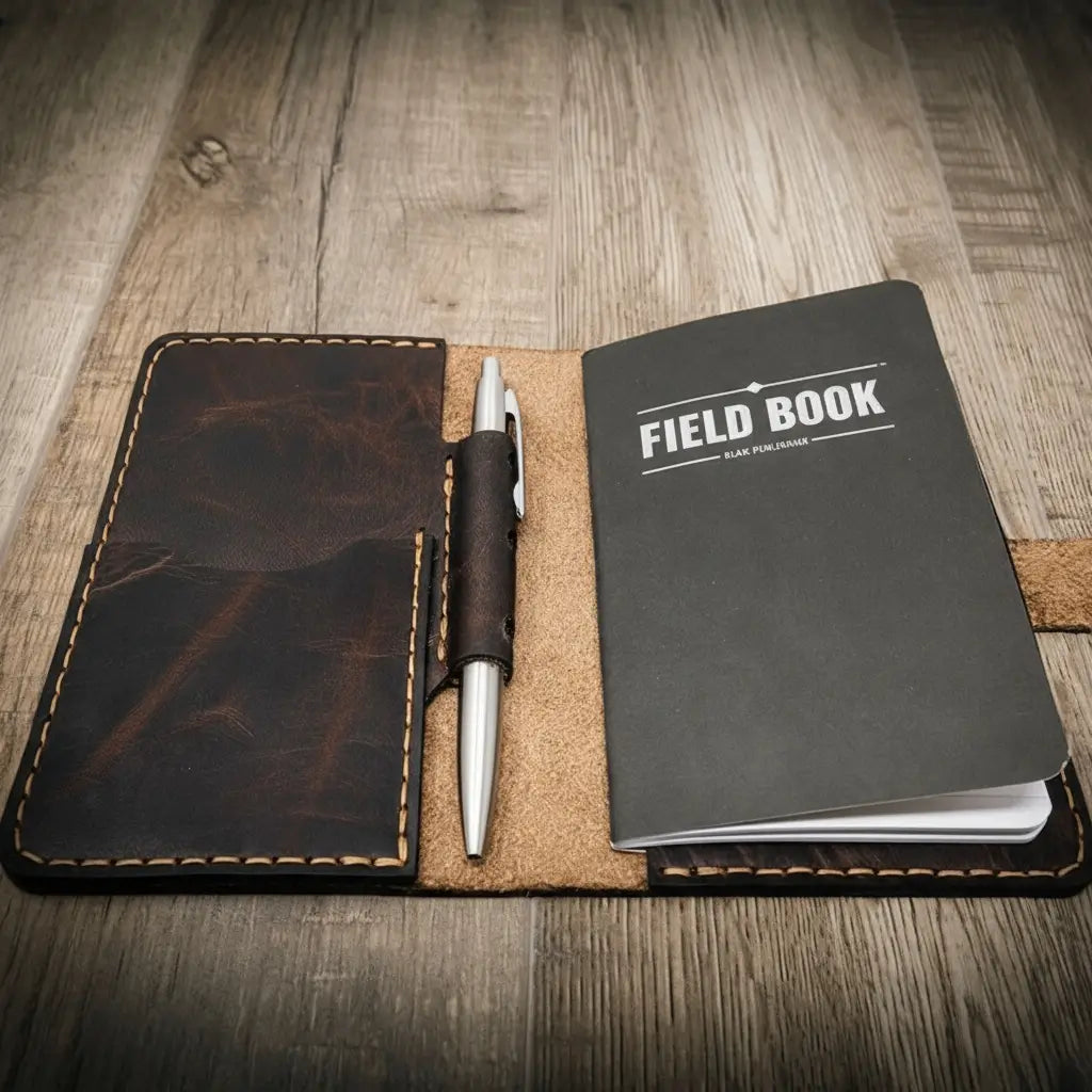 Leather Field Notes Cover -  Walnut Brown