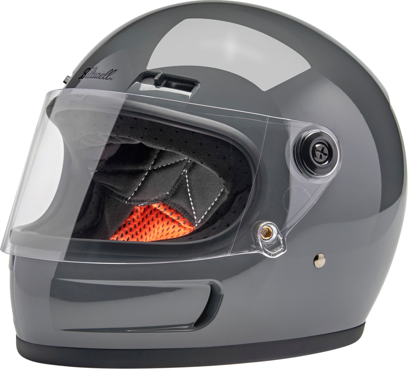 BILTWELL Gringo SV Helmet - Gloss Storm Gray - Medium 1006-109-503
