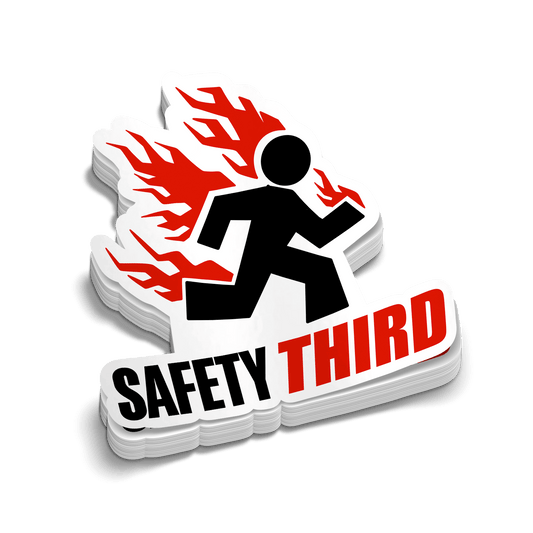 Safety 3rd - Hard Hat Decal