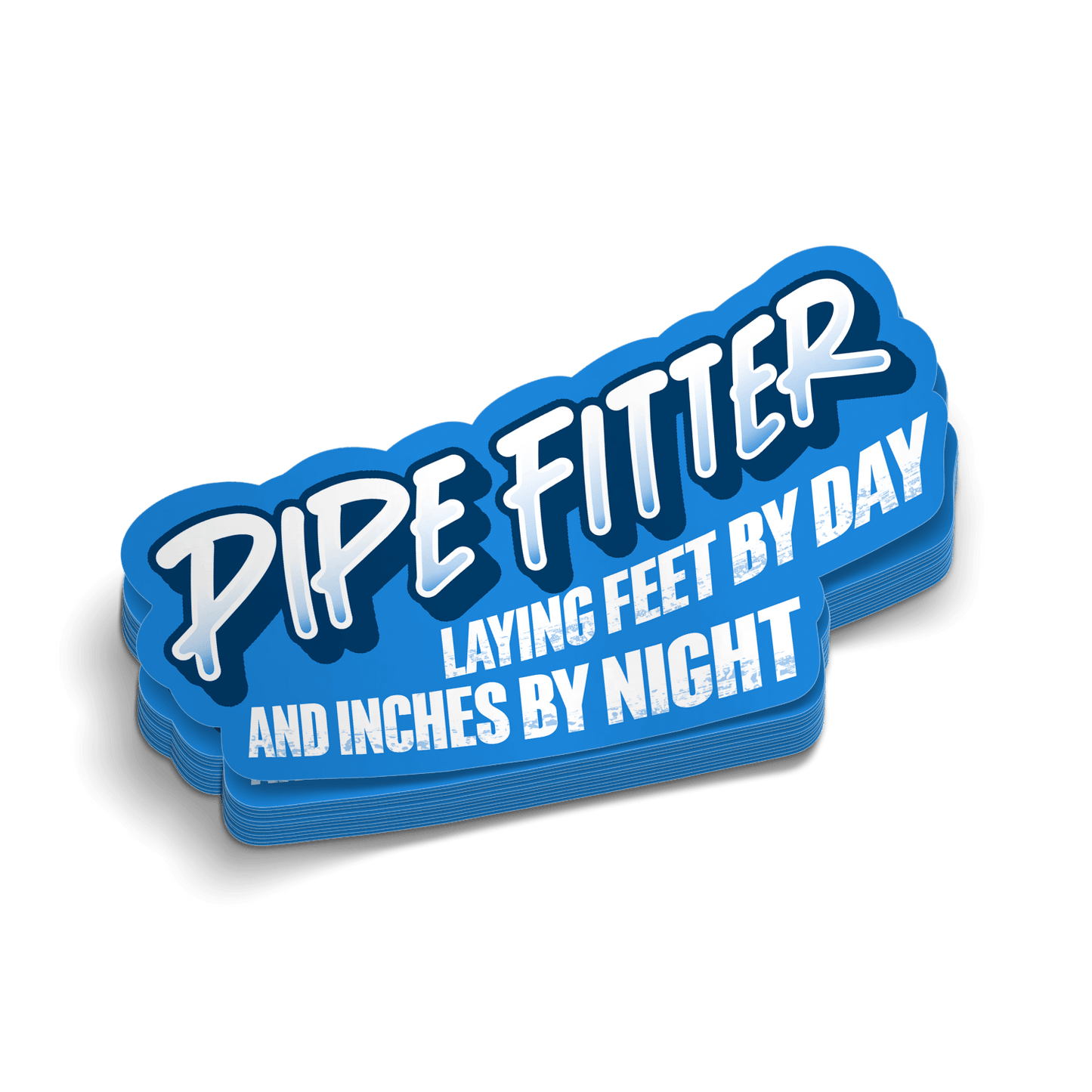 Pipe Fitter By Day - Hard Hat Decal
