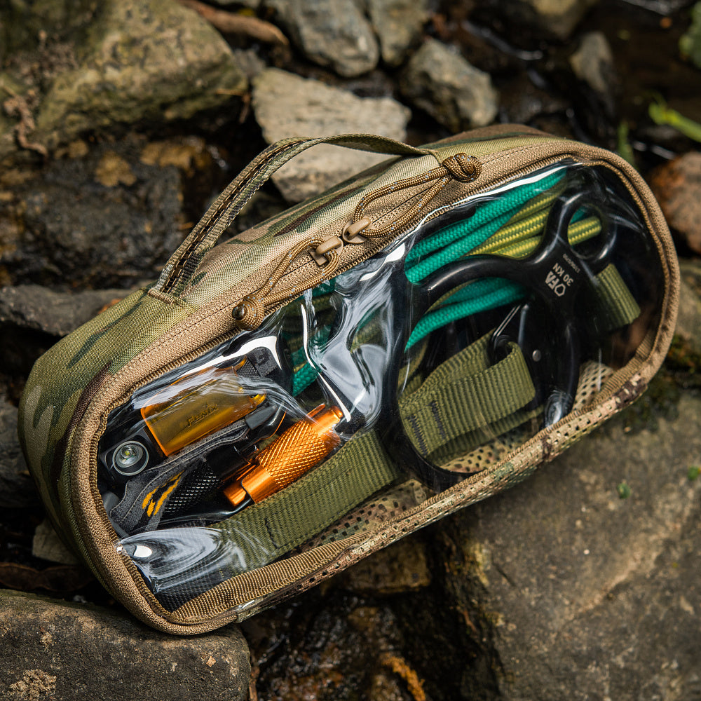 M-Tac Utility Organizer Transparent Elite (Medium) (10.2" x 4.3")