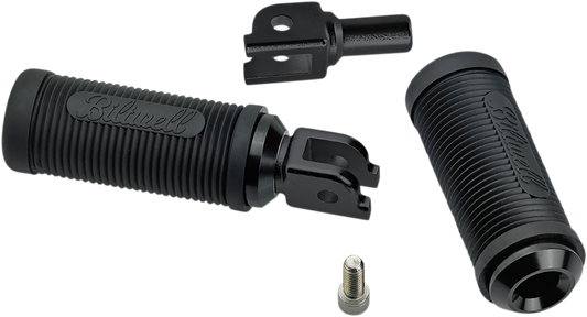 BILTWELL Norman Foot Pegs - Black - Softail 7004-204-03