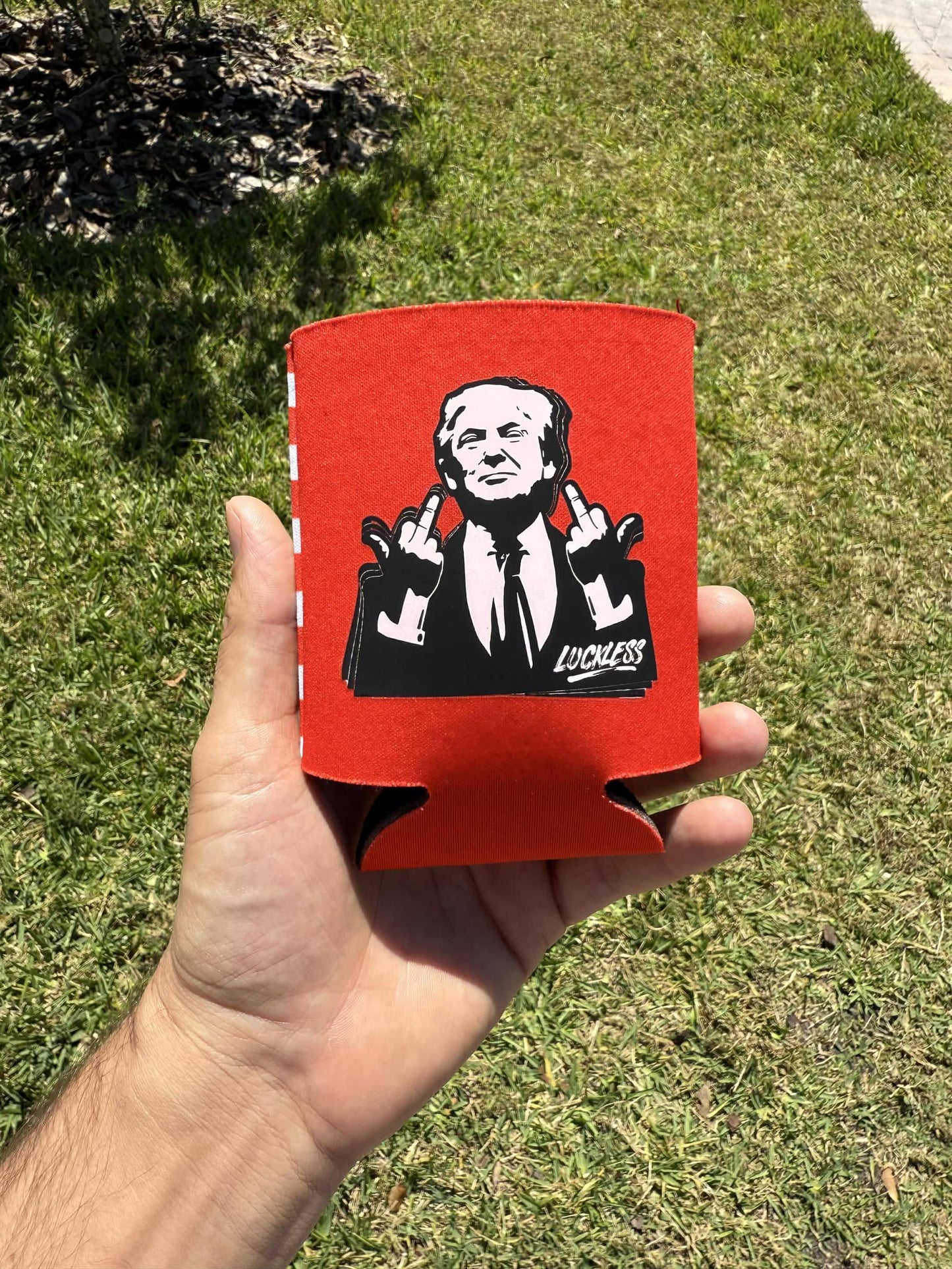 Middle Fingers 12oz Koozie Americana