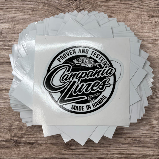 4" Campania Lures OG Sticker.