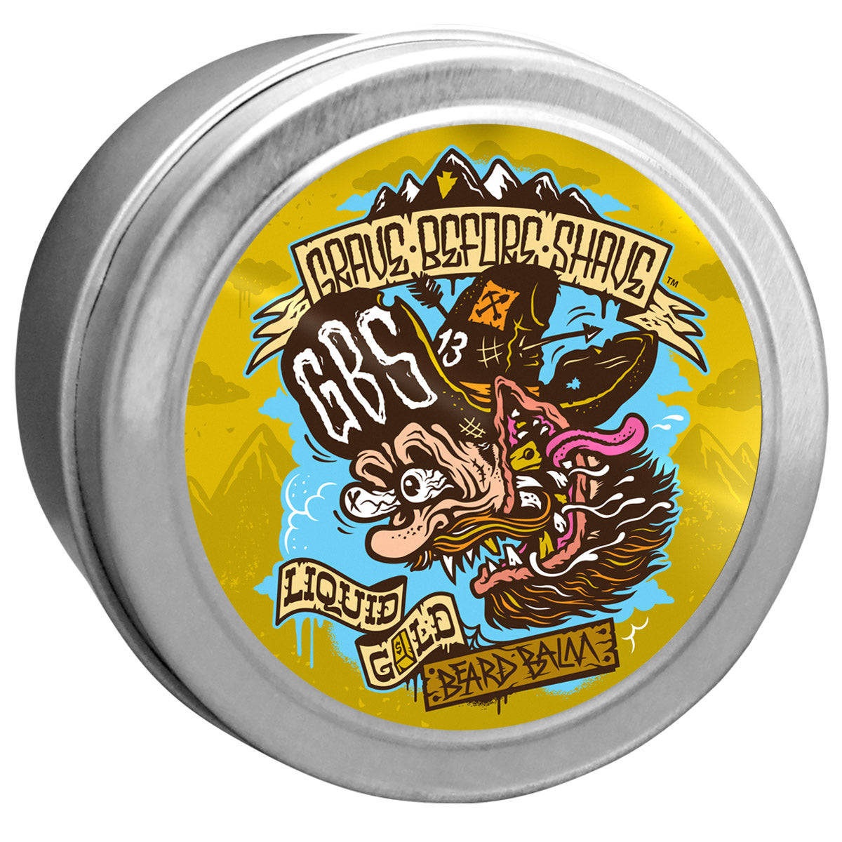 4 OZ. BIG TINS GRAVE BEFORE SHAVE BEARD™  BALM