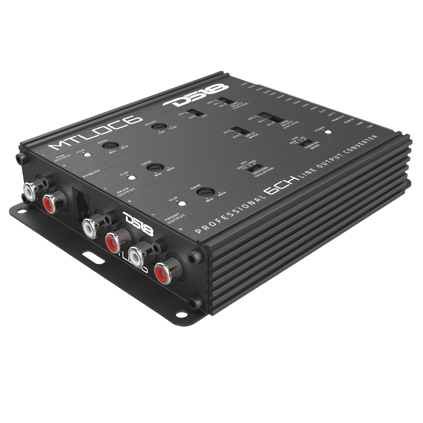 6-Channel High-to-Low Level Line Output Converter with Remote Turn-On