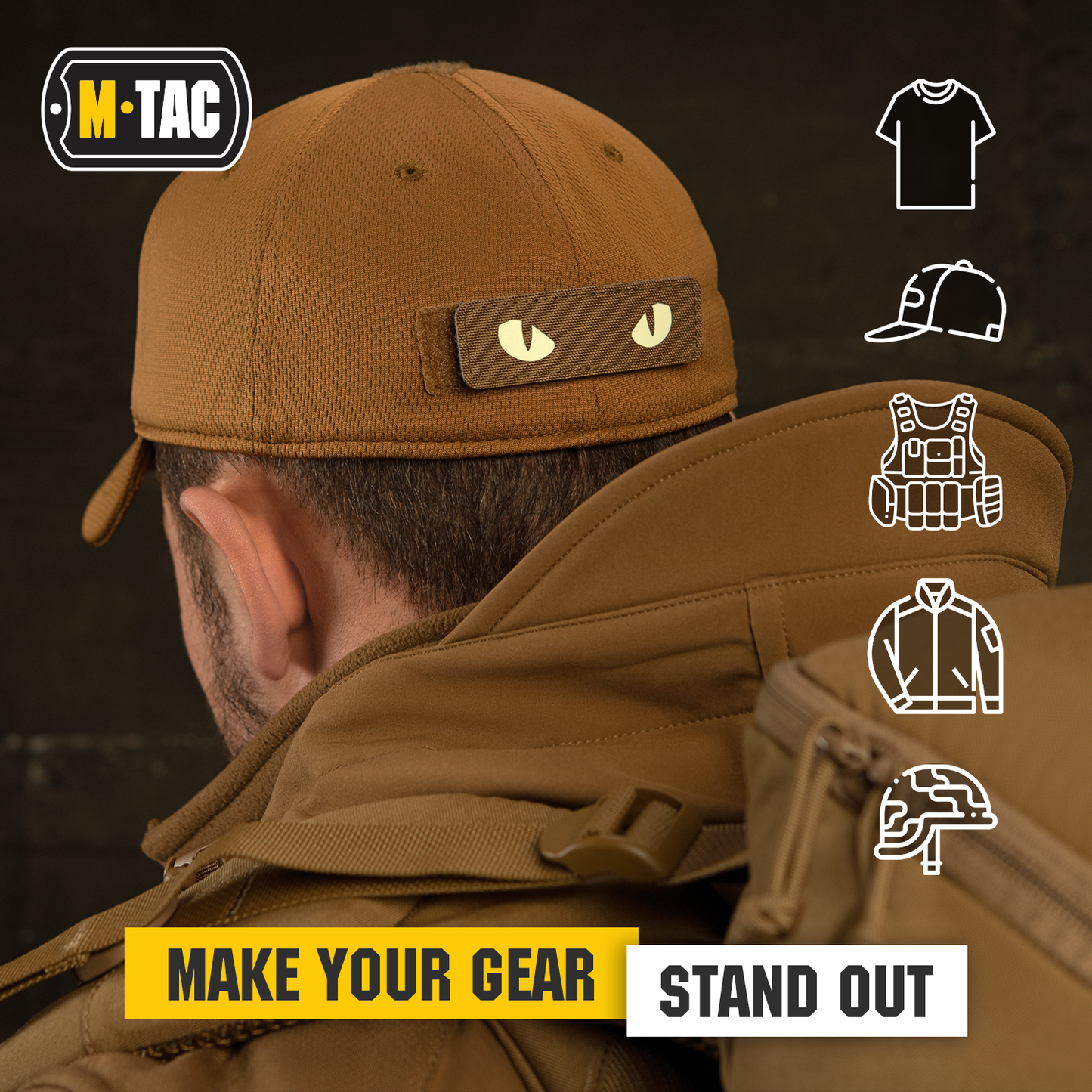 M-Tac Patch Cat Eyes Laser Cut