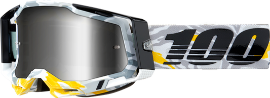 100% Racecraft 2 Goggles - Korb - Silver Mirror 50010-00019