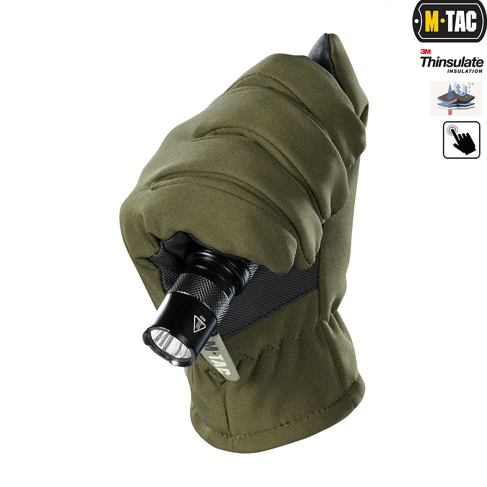 M-Tac Soft Shell Thinsulate Gloves
