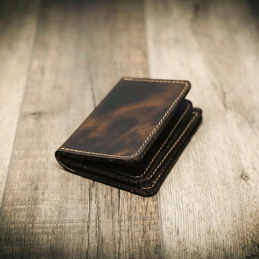 Federal Badge Wallet Small - Walnut