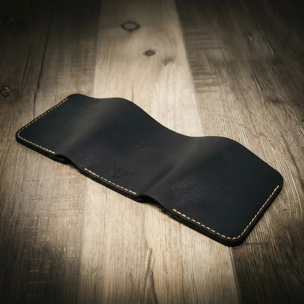The Trinity Trifold Wallet - Black
