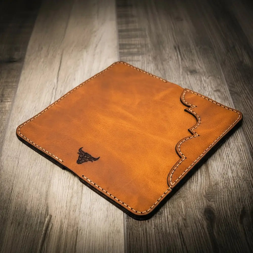 Western Long Wallet - Chestnut Brown