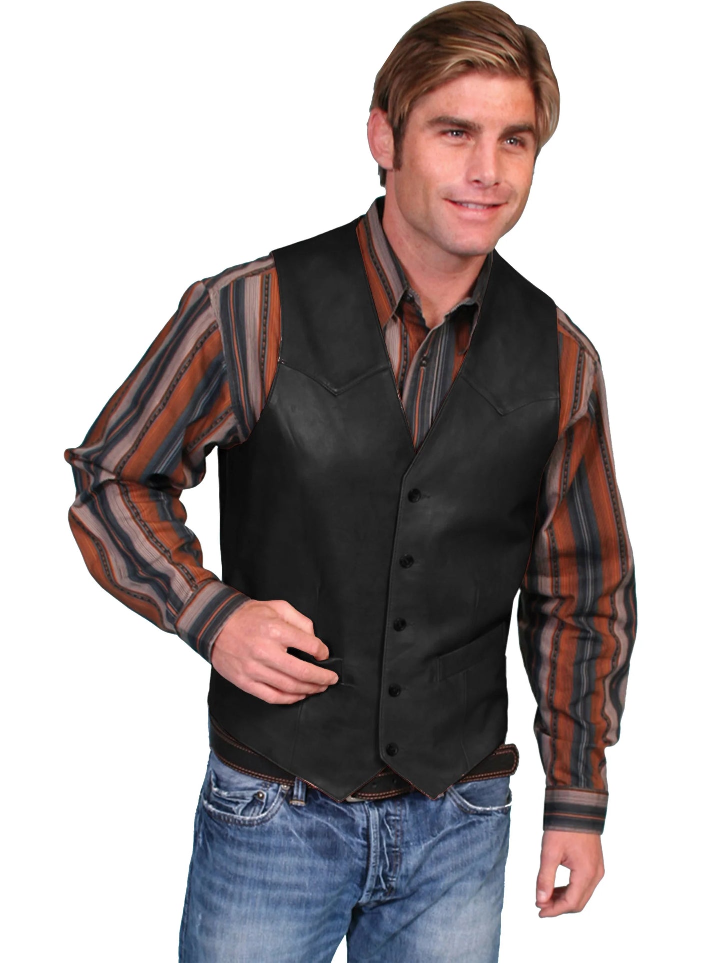 Scully Outrider (503 Leather) – Men's Vest