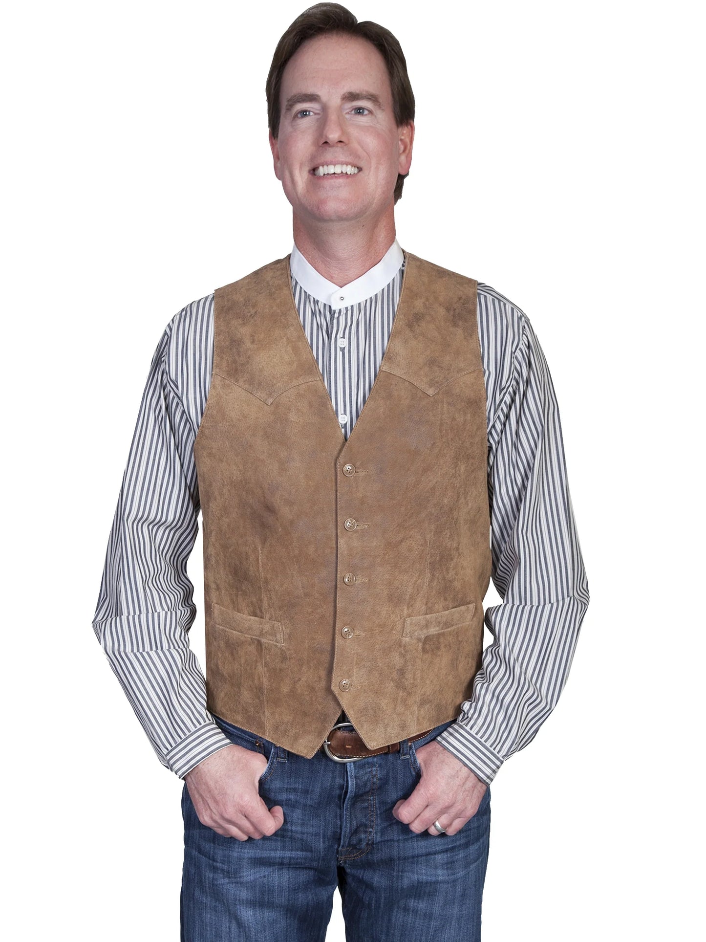Scully Outrider (503 Calf Suede) – Men's Vest