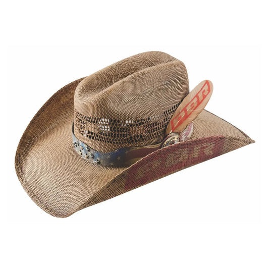 Bullhide PBR Bucking Chute - Straw Cowboy Hat (Closeout)