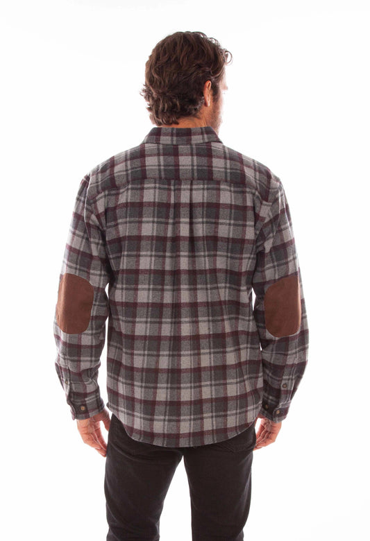 Scully Ironwood - Men's Western Wool Flannel Shirt