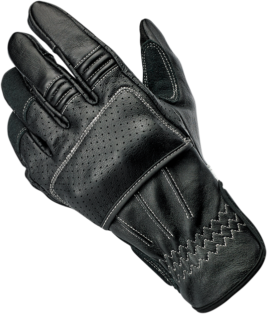 BILTWELL Borrego Gloves - Black/Cement - Small 1506-0104-302
