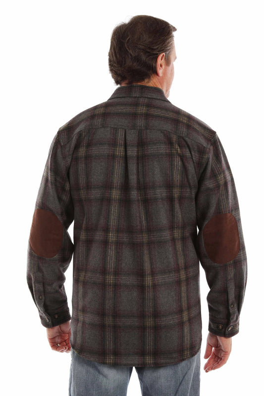 Scully Granite Pass - Men's Western Wool Flannel Shirt