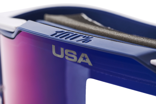 100% Armega Goggles - MX of Nations - HiPER Red/Blue Mirror 50003-00008