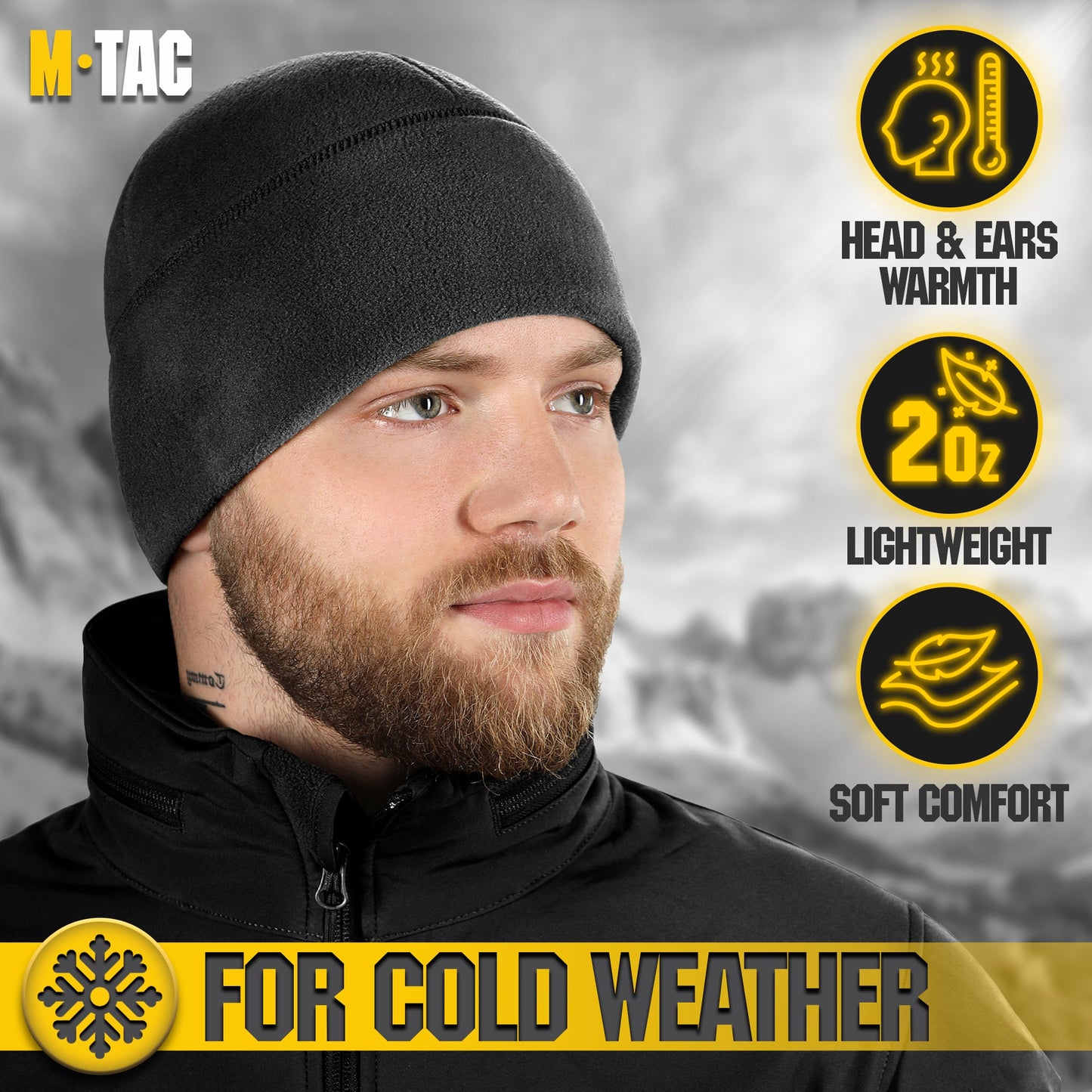 M-Tac Watch Cap Fleece with Slimtex (320 g/m2)